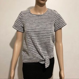 Green Envelope White & Black Top Size Small